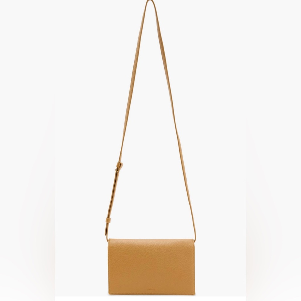 AllSaints Fetch Leather Chain Wallet